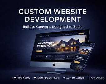 Custom Website Design & Development | WordPress or Shopify Website | Small Business Ecommerce Website | SEO Ready Modern UI UX