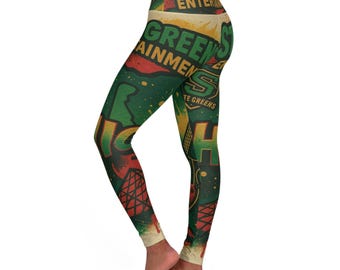 Leggings de yoga taille haute sur le thème de l'Ohio : vêtements de sport pour femme