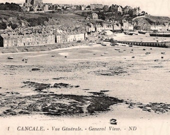 French Vintage Unused Postcard - Cancale, Brittany, France