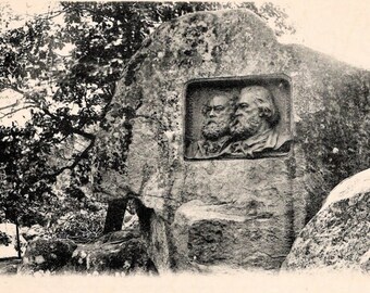 Unused French Postcard - Rhousseau & Millet Painters, Fontainebleau, France