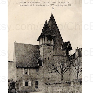 French Postcard Unused - Le Tour du Moulin, Marcigny, France