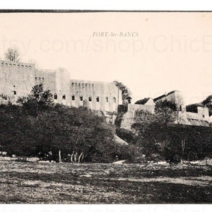 French Antique Postcard - Fort-les-Bancs, Virignin, France