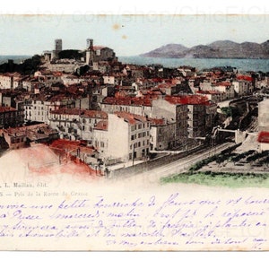 French Postcard c.1903 - Cannes, France