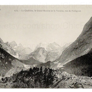 French Postcard Unused - Mountains at Pralognan, Savoie, France