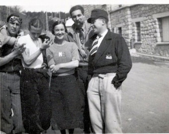 1930 Französisches Foto - Menschen in Font Romeu