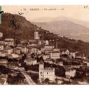 French Antique Postcard - Grasse, France