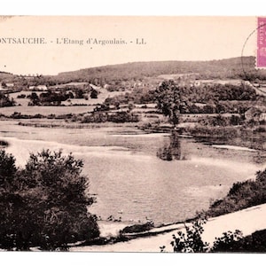Vintage French Postcard - Montsauche, Nievre, France