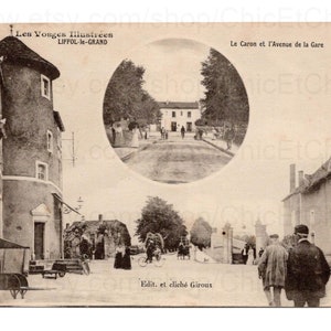 Old French Postcard  - Liffol-le-Grand, Vosges, France