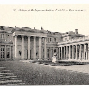 Vintage French Unused Postcard - Château de Rochefort-en-Yvelines, Île-de-France
