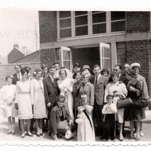 Französisches 1960er Foto - Die Hochzeitsfeier