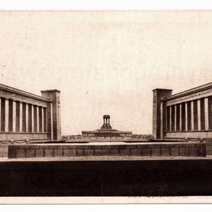 Unused Vintage French Postcard - Pennsylvania Monument, Varennes, France