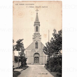Unused French Postcard - Chapelle Anglicane at Vittel, Vosges, France
