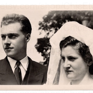 Französische Vintage Hochzeitsfotografie - Braut & Bräutigam