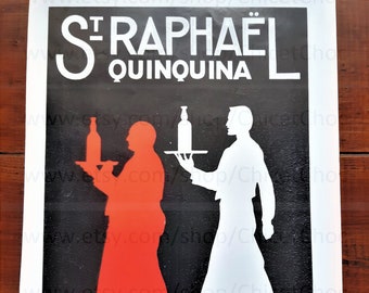 1930's Genuine French Advert - St Raphaël Quinquina Aperitif