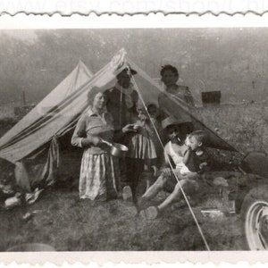 Vintage Photo - Ghost Campers