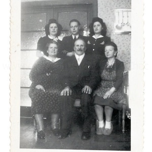 Fotografía familiar vintage francesa