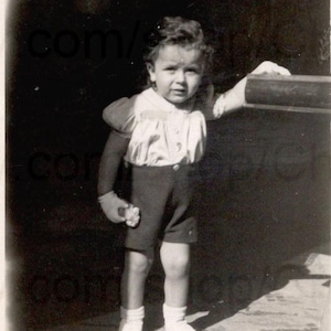 1940er Jahre Französisches Foto - Junge