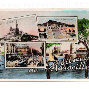 Vintage Postcard - Marseille, France