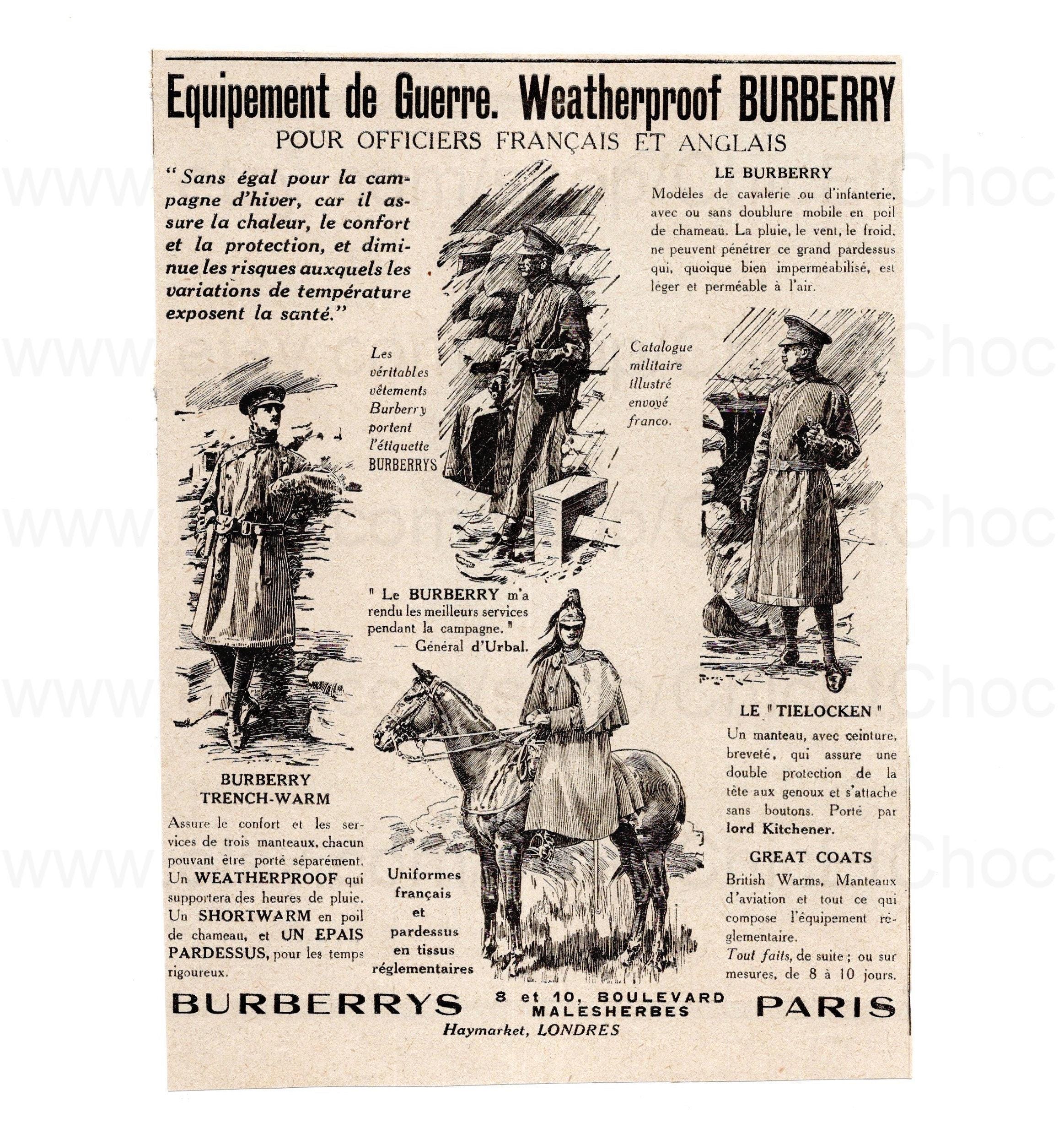 Burberry vintage ad - Etsy 日本