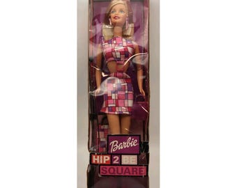 Hip To Be Square Barbie Doll Pink & Purple Blonde Hair Mattel 28313