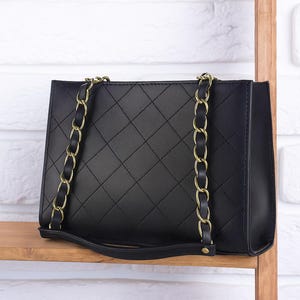 Handgefertigte Damen Umhängetasche – Stylische Hip Hop Tasche mit Langen Riemen, Doppelfach & Reißverschluss