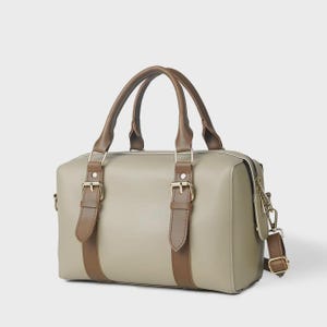 Handgefertigte Umhängetasche für Damen – Verstellbare Crossbody-Geldbörse mit oberem Griff & 112-cm-Riemen – 26cm x 20cm kompakte Tragetasche – Reißverschlussfach