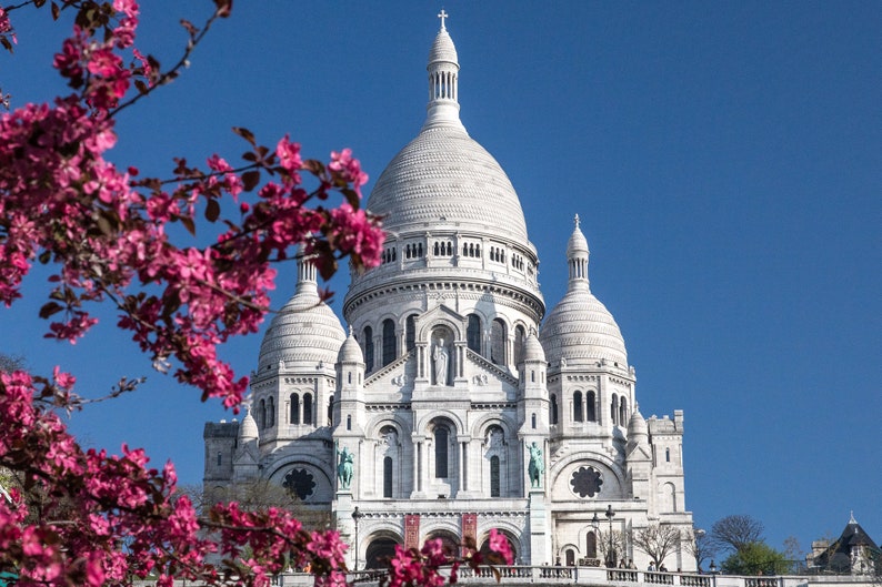 Photography of Spring at the Sacre-Coeur Paris, France image 1