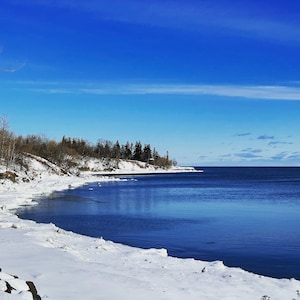 Lake Superior in winter