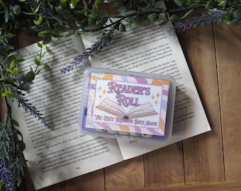 Reader’s Roll bookish dice game for book lovers