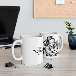 Anime-Inspired Ceramic Mug for Mother&#39;s Day