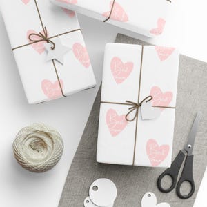 Carta da regalo, Carta da regalo per la festa della mamma "Best Mom", Carta da regalo, Rotolo di carta da regalo, Carta da regalo per le feste, Confezionamento regalo