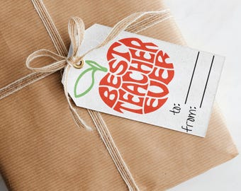 18 Tags Teacher Appreciation Week Gift Tags Thank You Teacher Gift Tag School Party Favor Printable Label Template Instant Digital Download