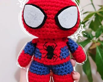 Crochet Spider-man Pattern PDF Download Beginner Friendly Amigurumi