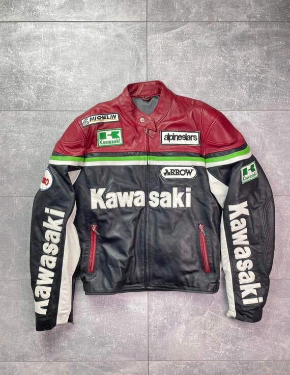 90s オフィシャル KAWASAKI レーシングジャケット ヴィンテージ 90s オフィシャル KAWASAKI レーシングジャケット ヴィンテージ
