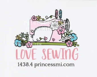 sew logo design, Sewing Machine, seamstress logo , 1438-4