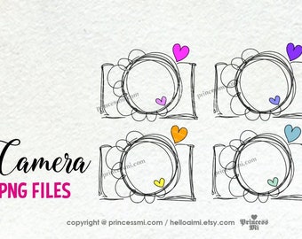 camera clipart photography photographer watermark instant download png file,  SALE 1256