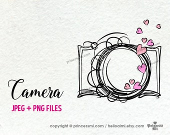 camera clipart, photography photographer artwork, PNG file by princessmi  On SALE #0027