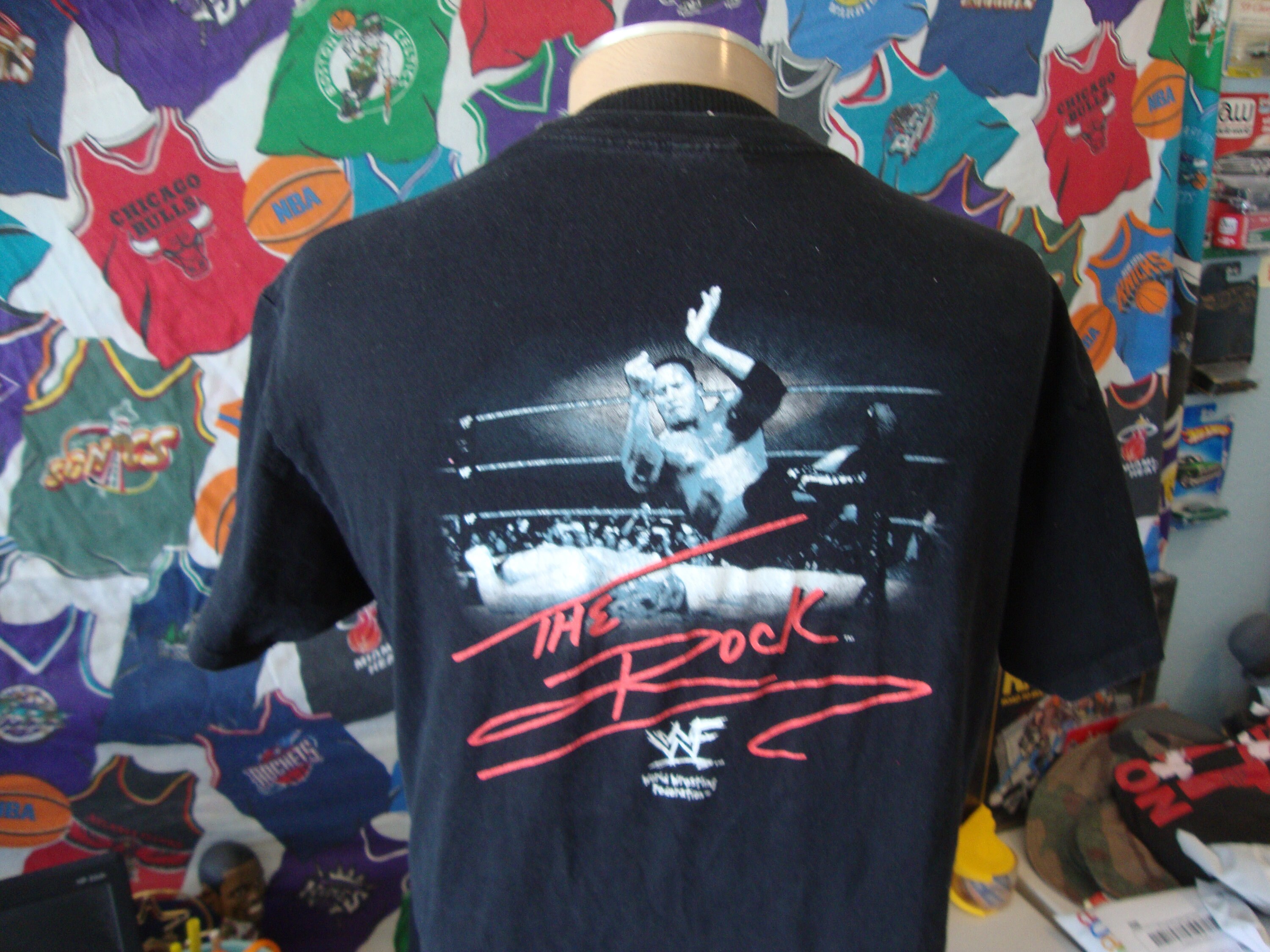 ヴィンテージ 90年代 ザ・ロック 1999 WWE WWF レスリング ラップ T 