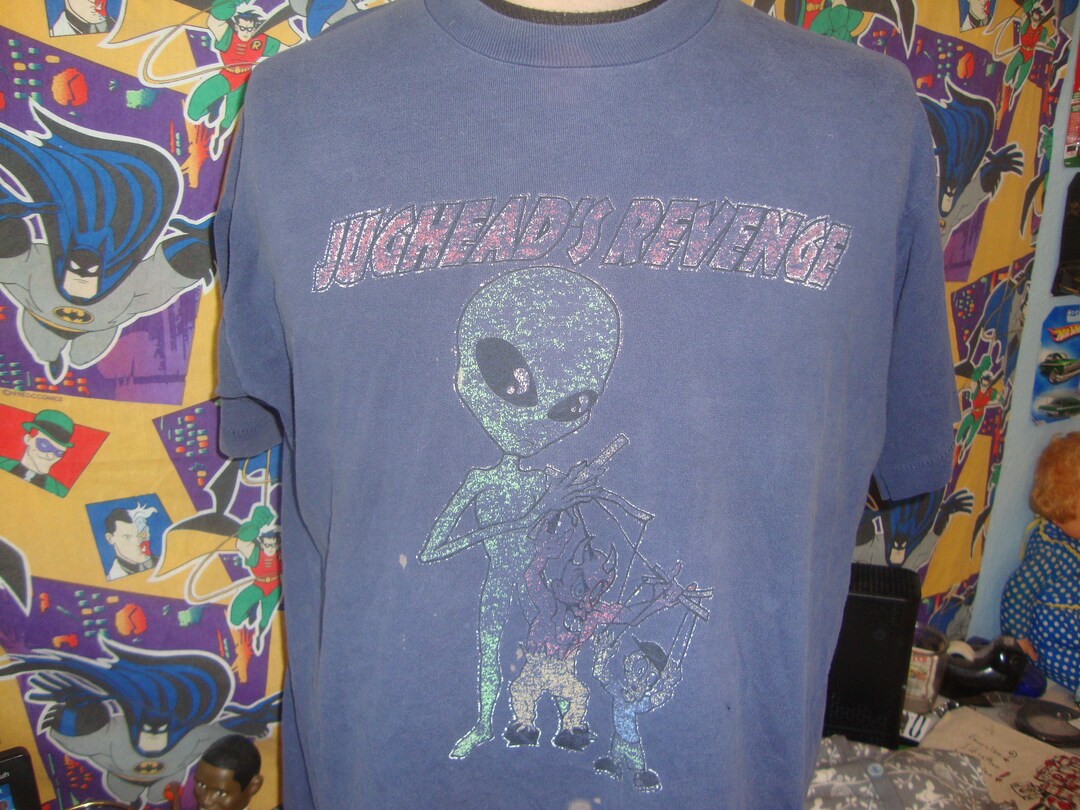 Vintage Jughead's Revenge 90's Punk Rock Concert Tour Tee Faded T Shirt ...