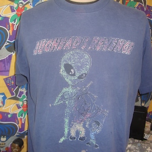 Vintage Jughead&#39;s Revenge 90&#39;s punk rock concert tour tee faded T Shirt Size XL