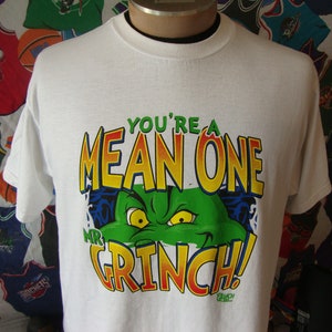 Vintage Dr. Seuss The Grinch That Stole Christmas T Shirt Size L