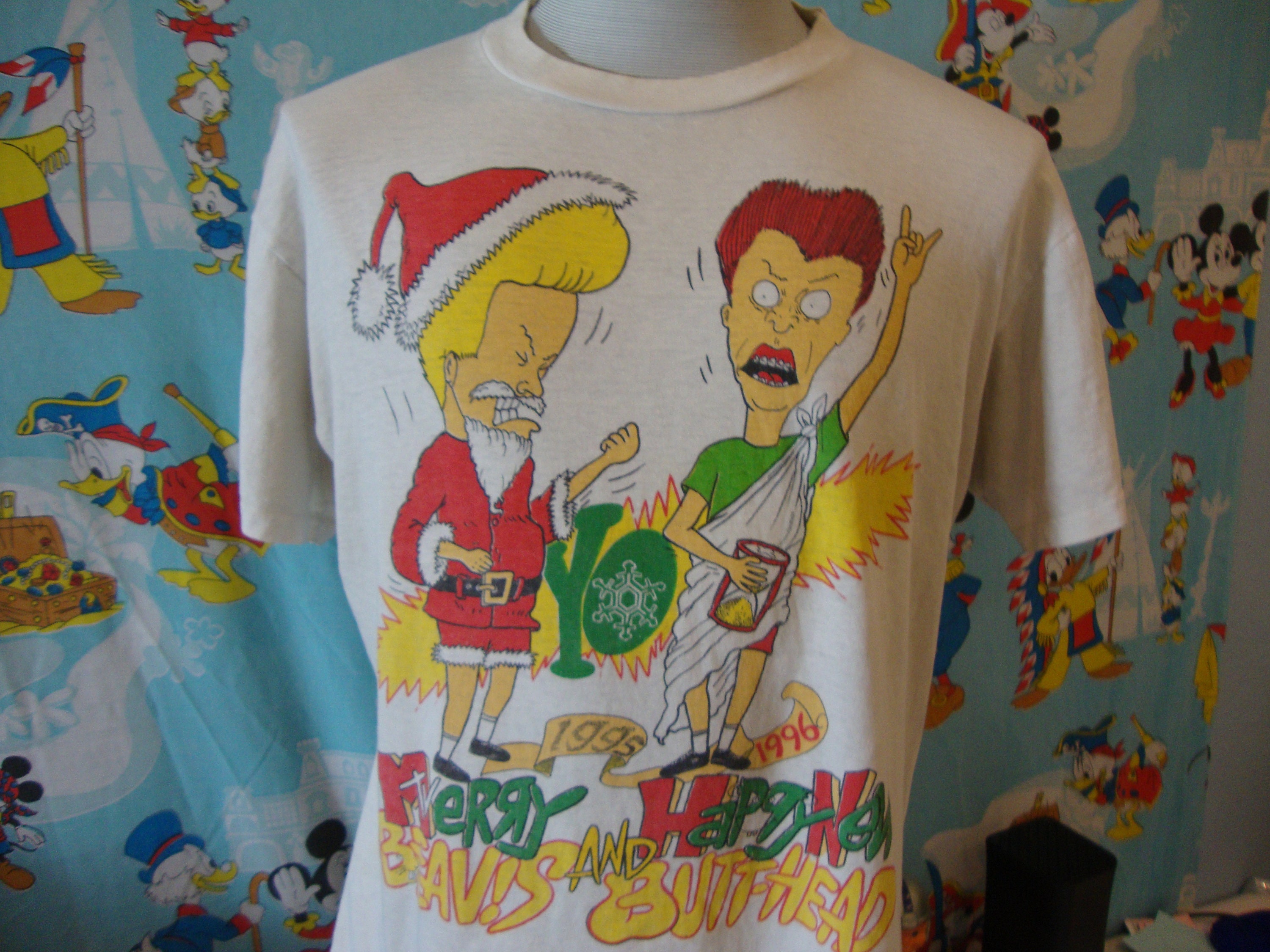Vintage 90's Beavis and Butt-head Merry 