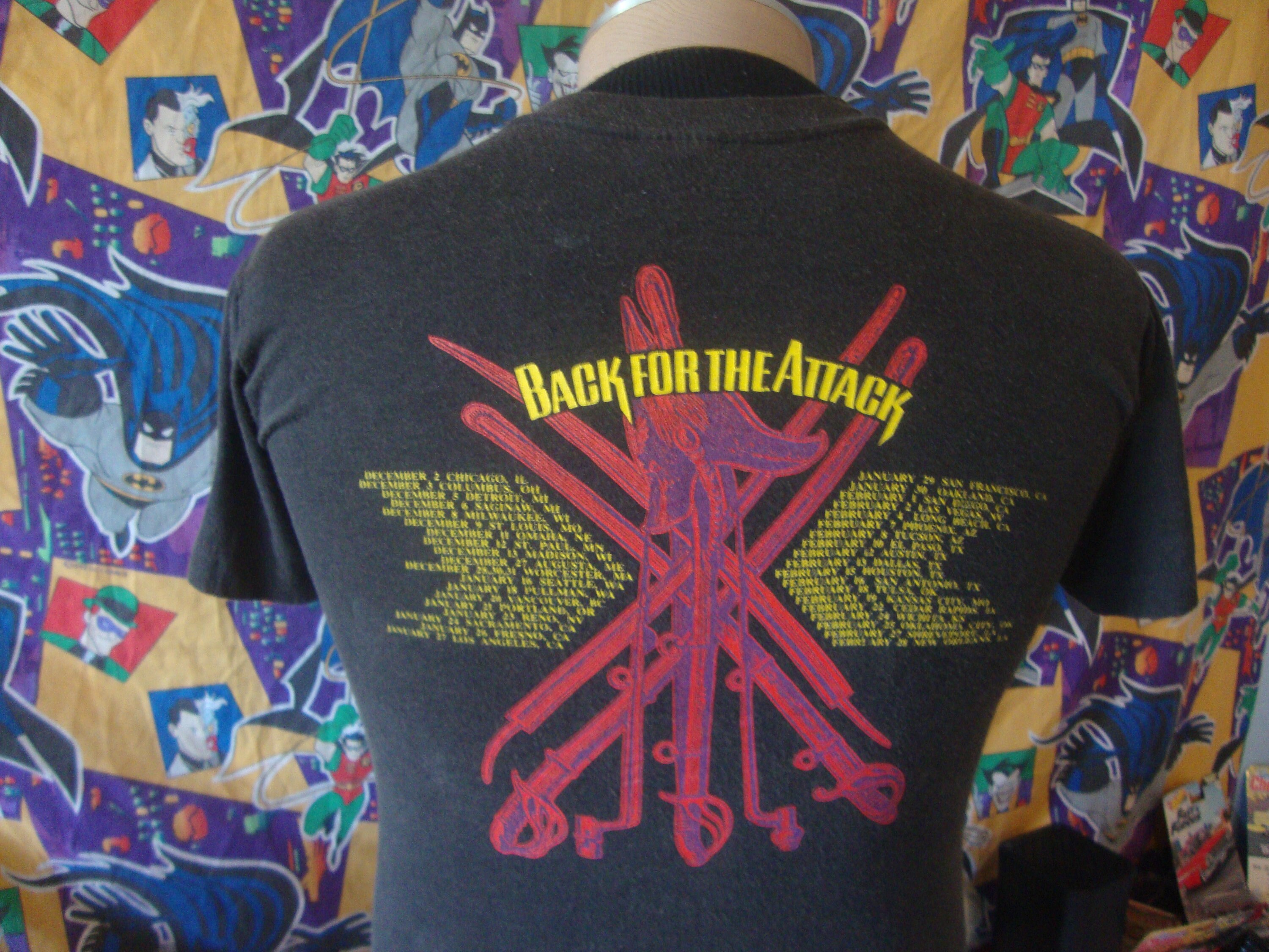 Vintage 80's Dokken Concert Back for the Attack World 1987