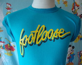 Vintage 80's FOOTLOOSE Movie Promo Sleeveless T Shirt S