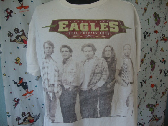 Vintage 90's 1994 The Eagles Hell Freezes Over Ho… - image 1