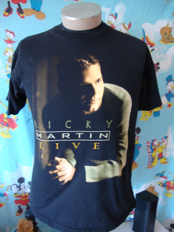 Vintage 90's Ricky Martin Tee 1999 Concert Tour B… - image 2