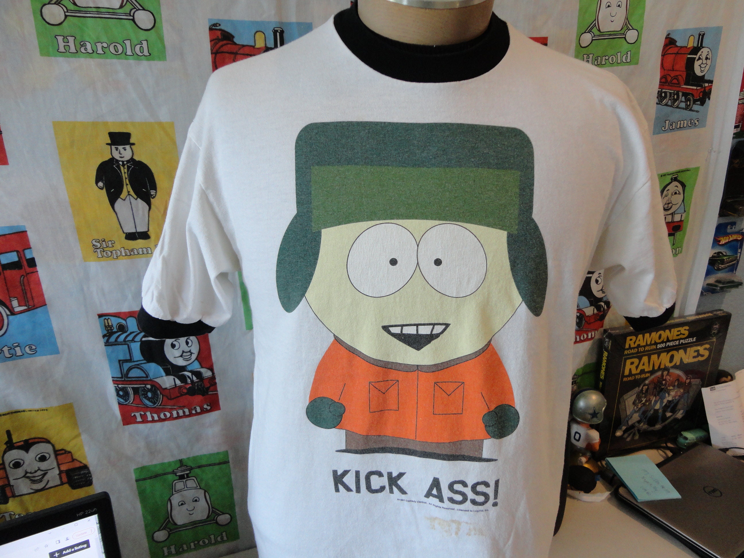 Tシャツ・アパレル 90s South Park Copy Right 1997 Gildan XL Tシャツ・アパレル 90s South Park Copy Right 1997 Gildan XL