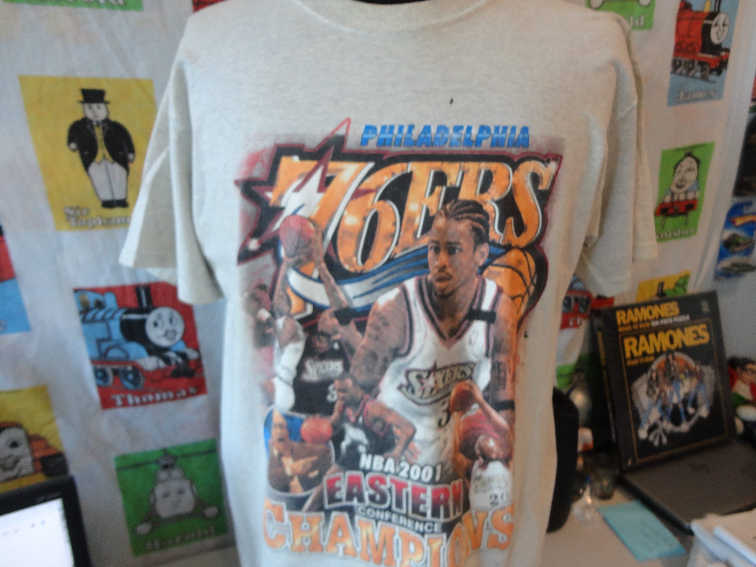 Vintage Allen Iverson 2001 Eastern Conference Champions NBA Finals