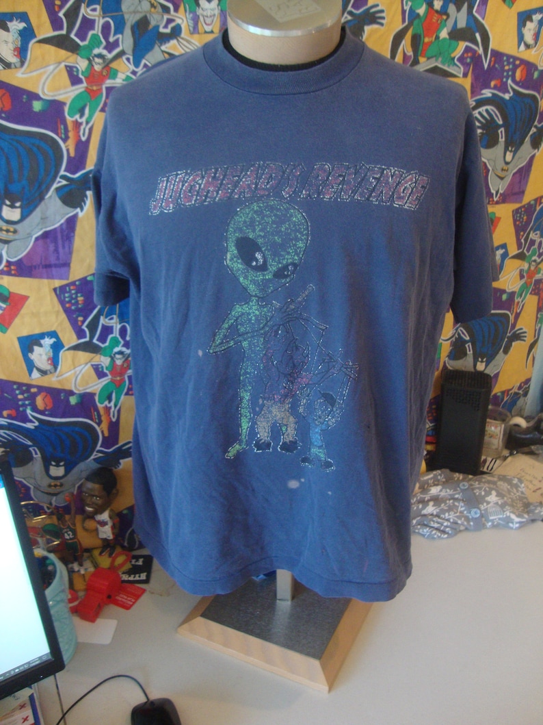 Vintage Jughead's Revenge 90's Punk Rock Concert Tour Tee Faded T Shirt ...