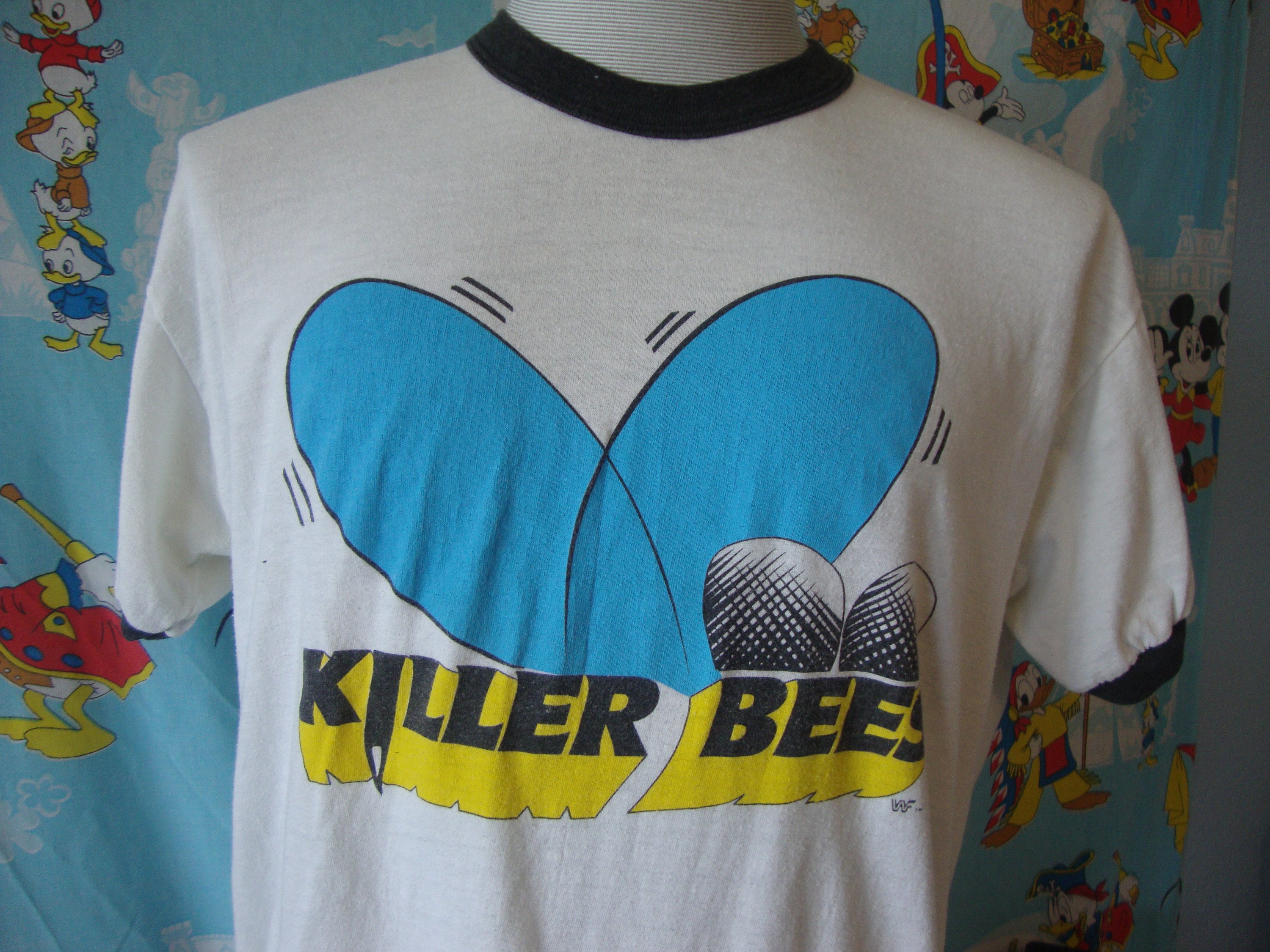Vintage 80's Killer Bees Original WWF Wrestling Rare T - Etsy